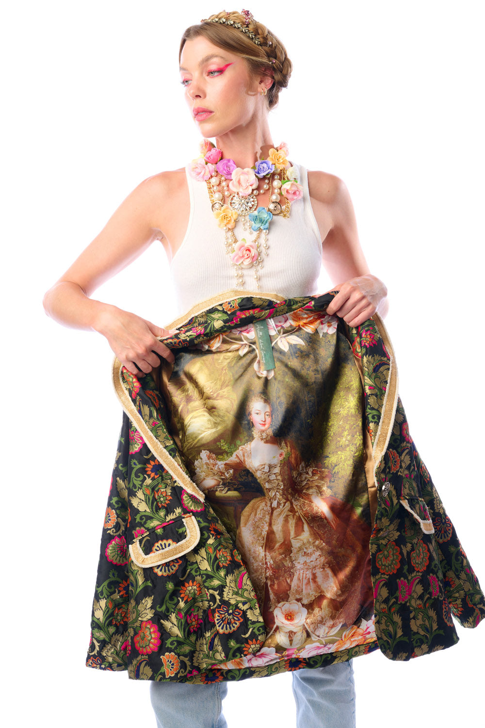 Renaissance Silk Jacquard Blazer/Jacket