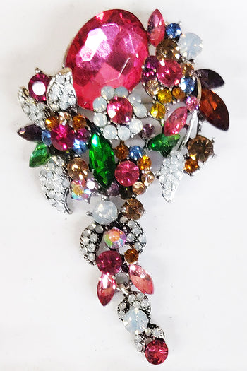 Jewel Floral Pin