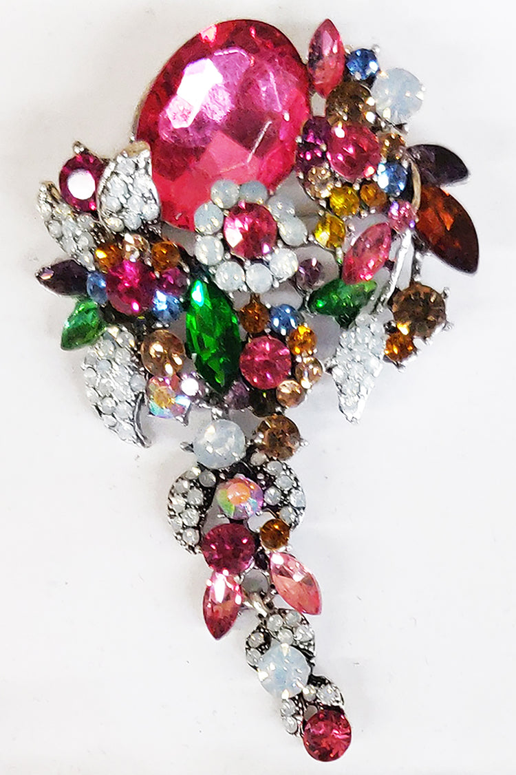 Jewel Floral Pin