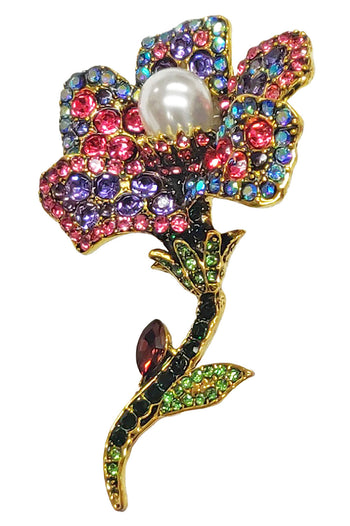 Pearl Floral Pin
