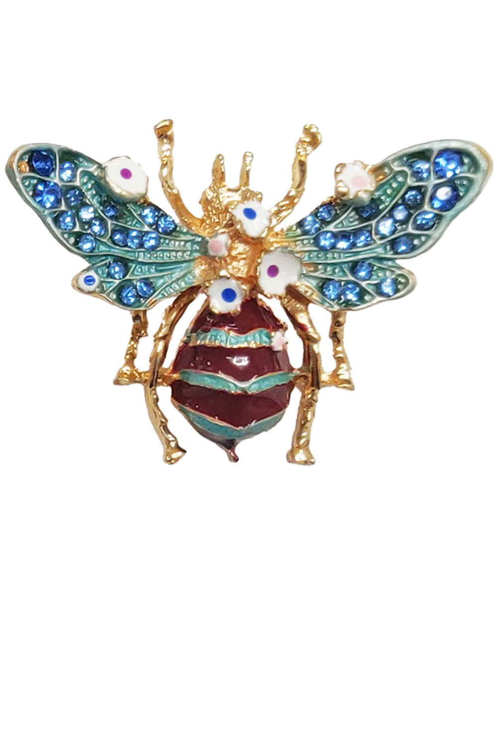 Angelic Floral Bee Pin