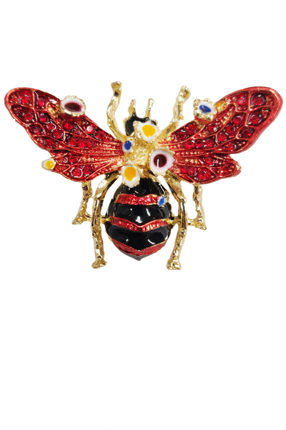 Angelic Floral Bee Pin