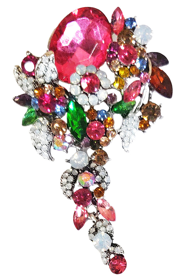 Jewel Floral Pin