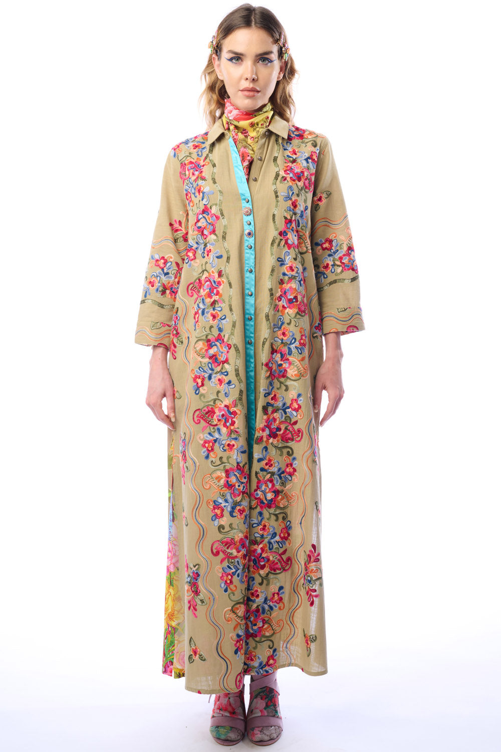 Beauty Mark Maxi Duster