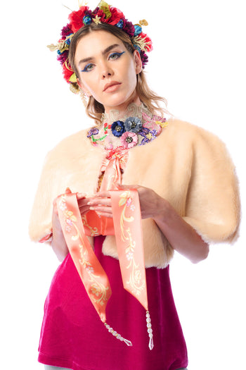 Grace Kelly Reversible Fur Cape