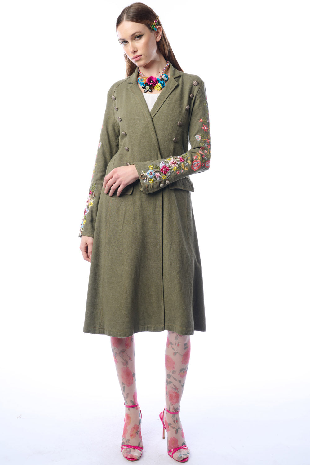 Cherish Coat in Olive