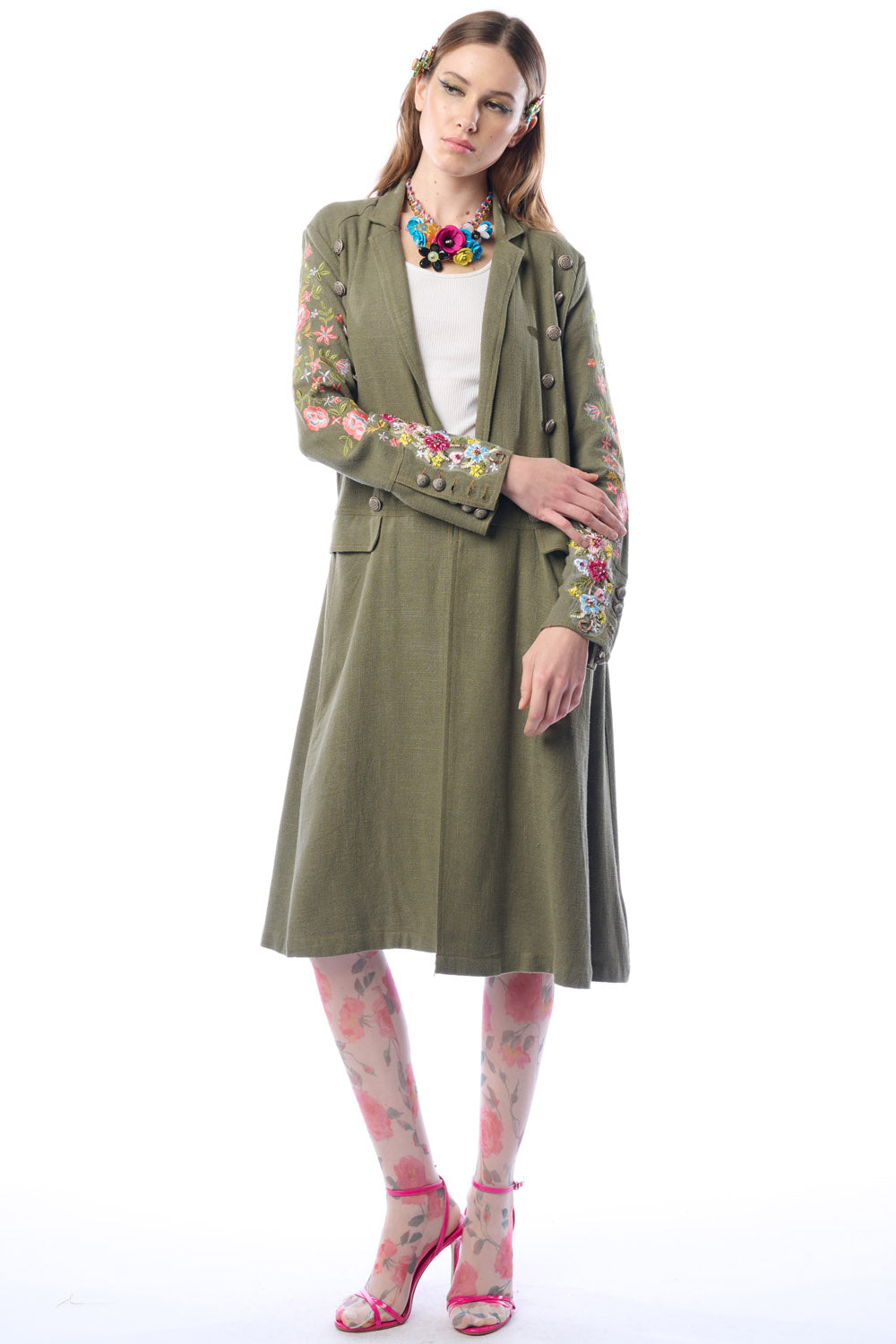 Cherish Coat in Olive