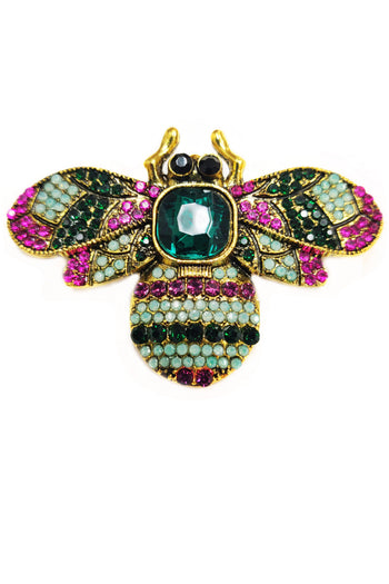 Jade Bee Pin