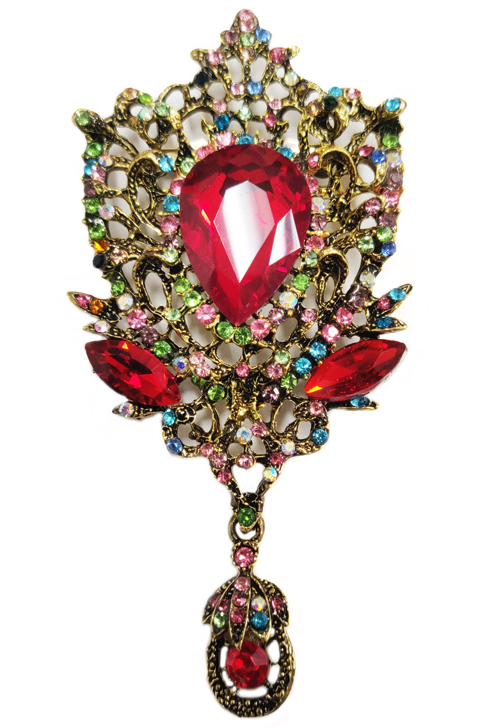 My Royal Highness Pin in Ruby Red