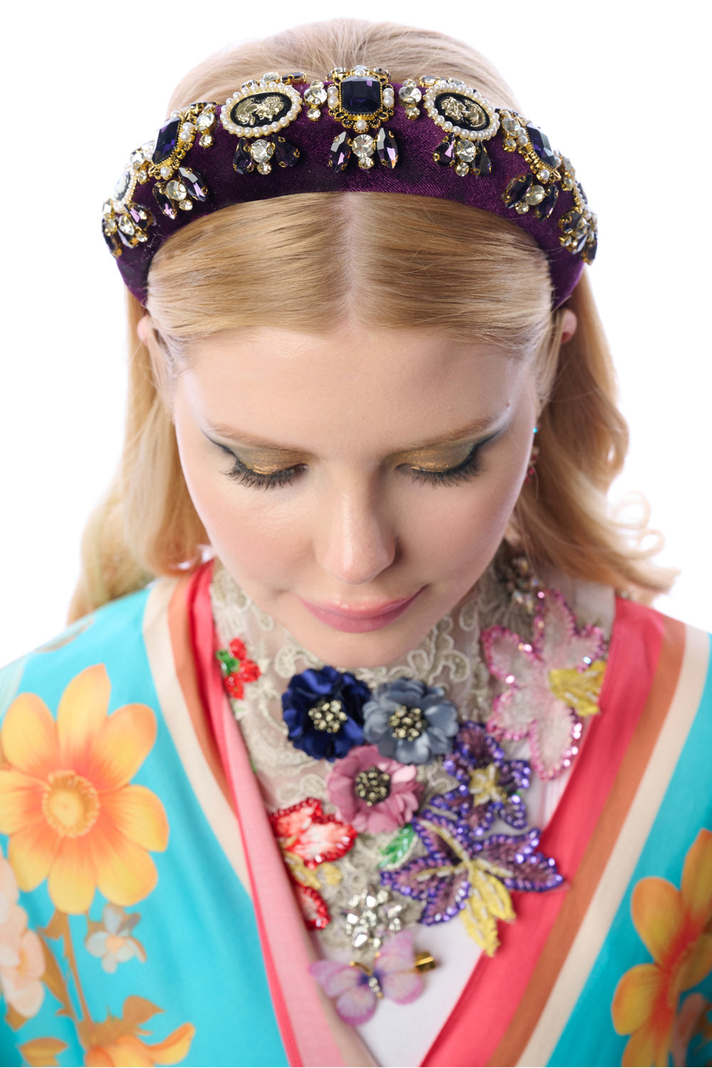 Brooklyn Jewel Velvet Headband