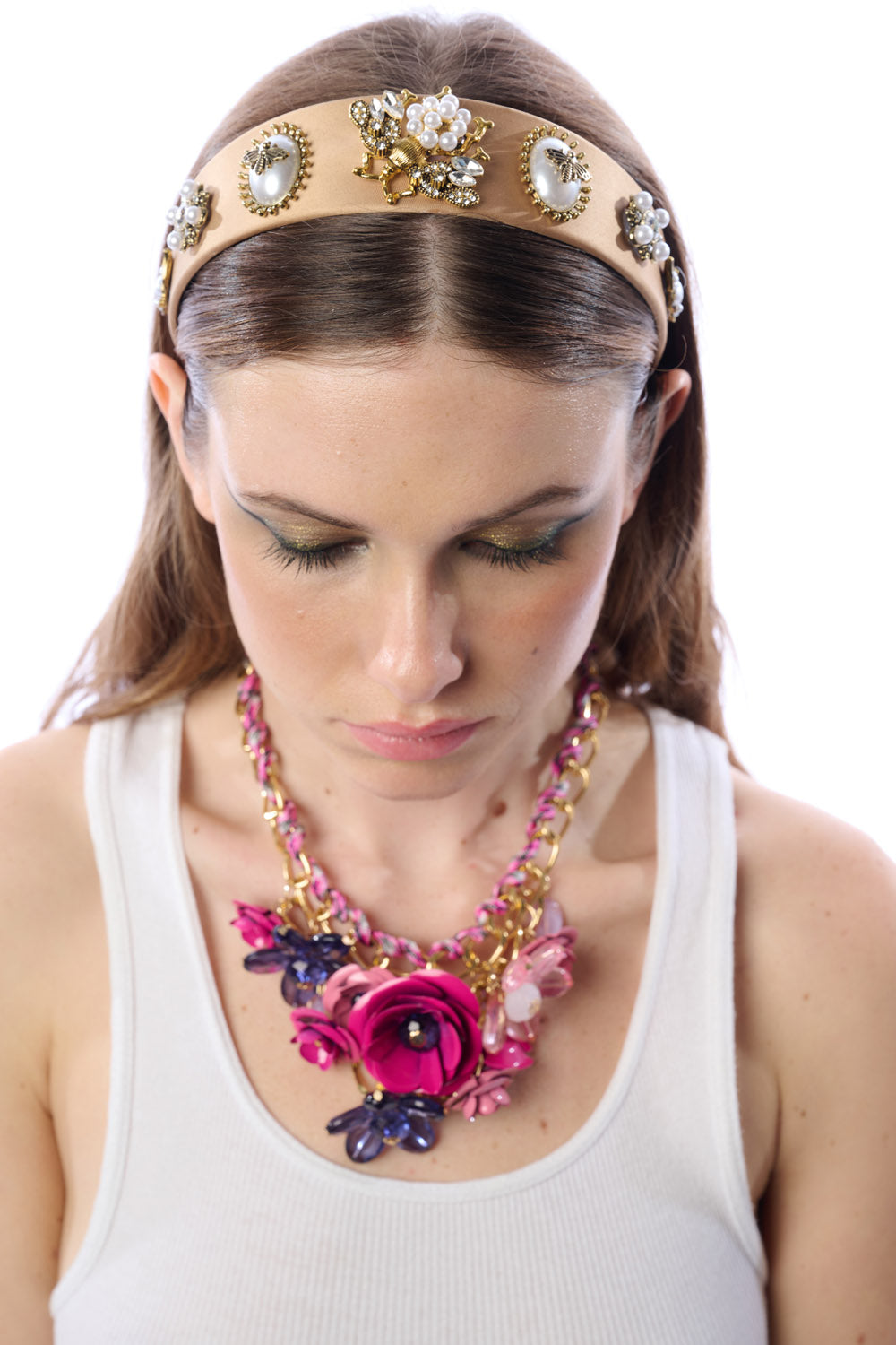 Countess Jewel Satin Headband