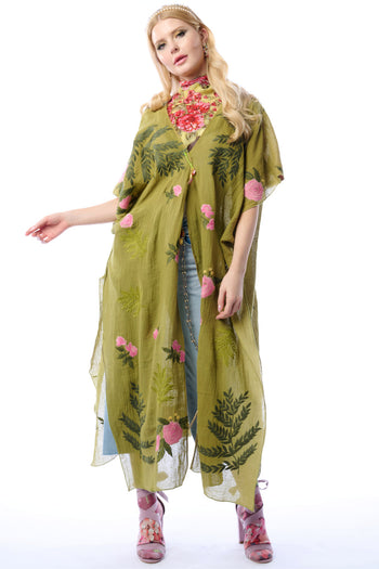 Miss April Embroidered Kimono-I