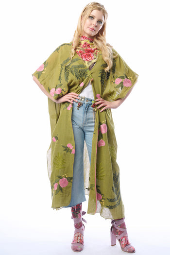 Miss April Embroidered Kimono-I
