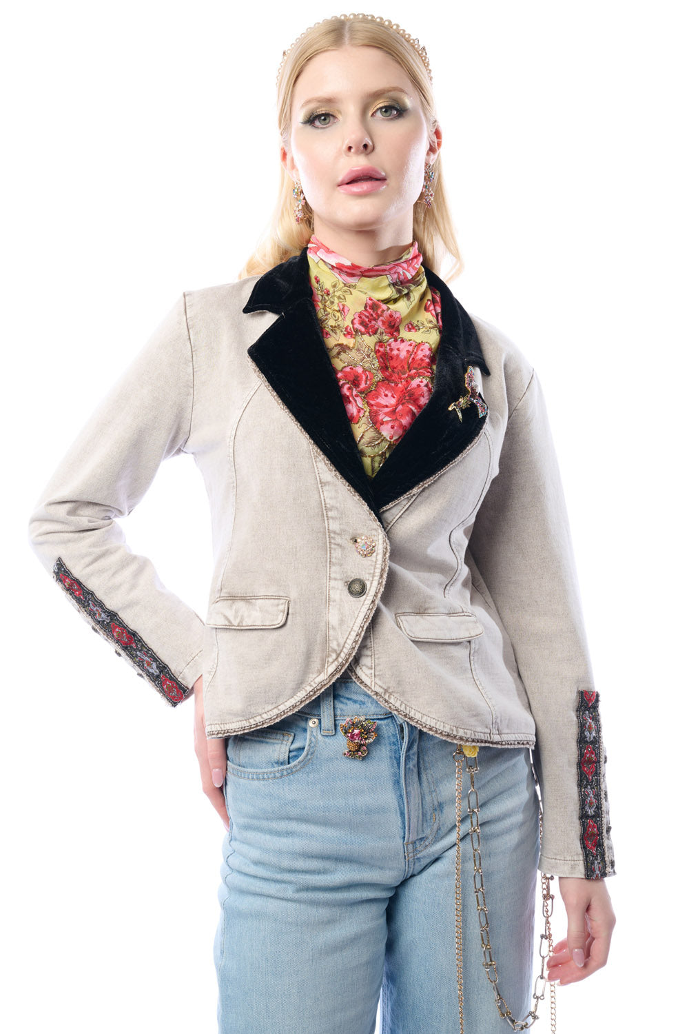 Colonel Jacket in Chalk