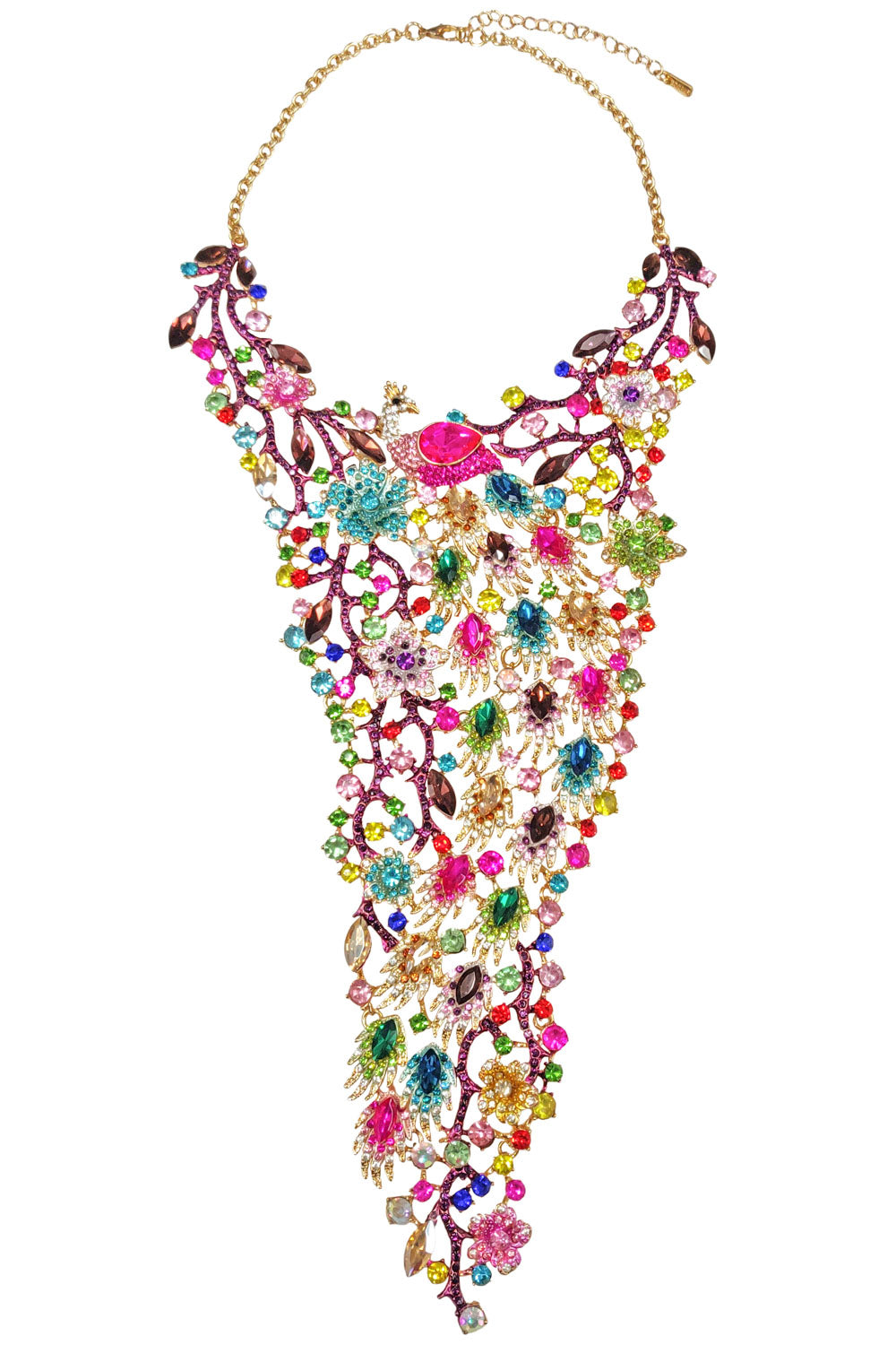 The Royal Plume Necklace & Earring Set