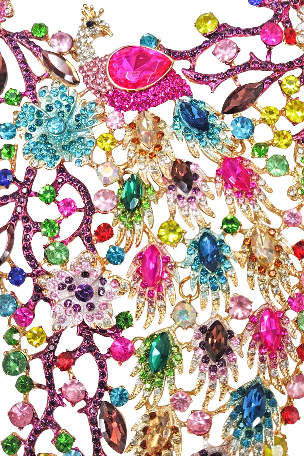 Royal Plume Necklace & Earring Set