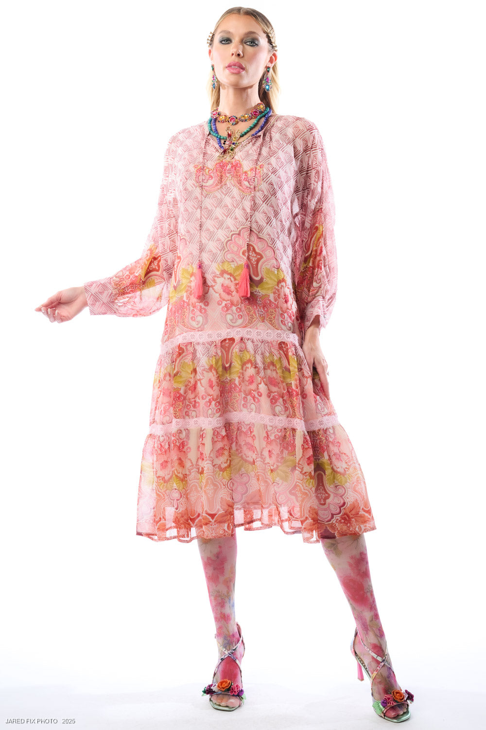 Aeris Dress in Pink
