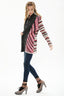 Red Stripe Cardigan
