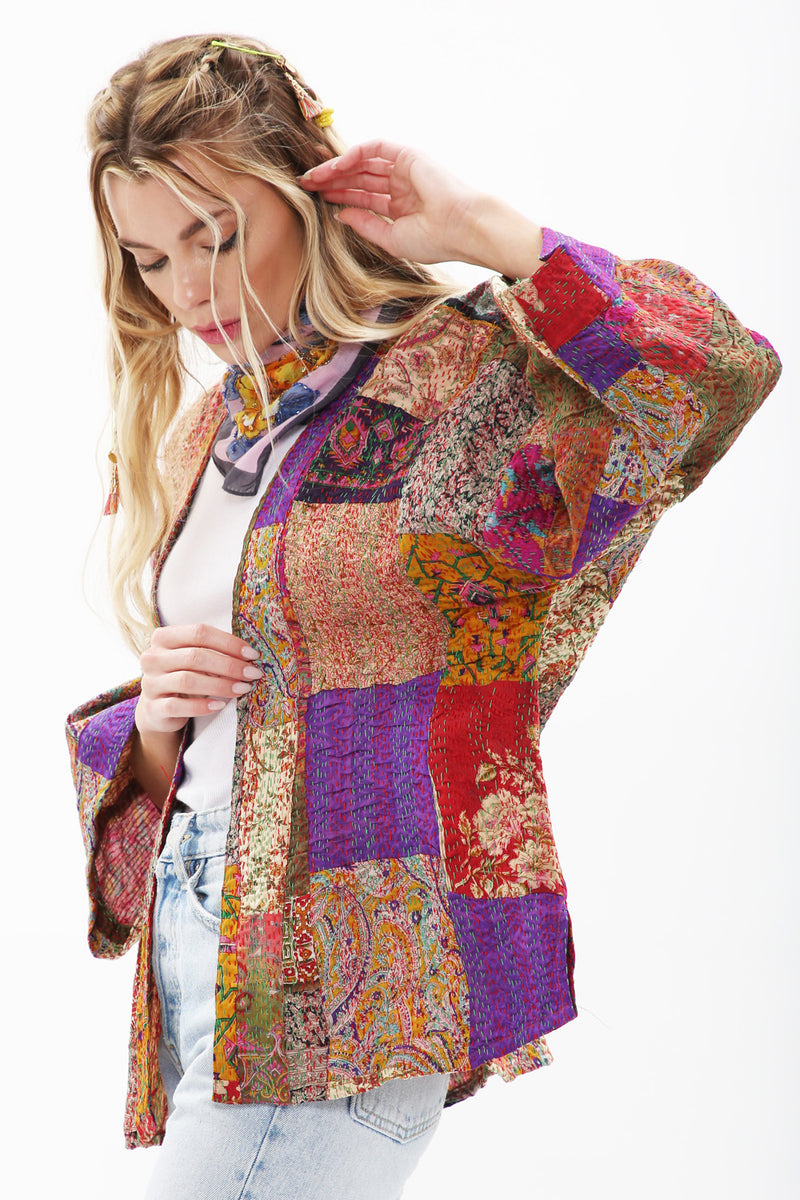 Audrey Hand-Stitched Kimono