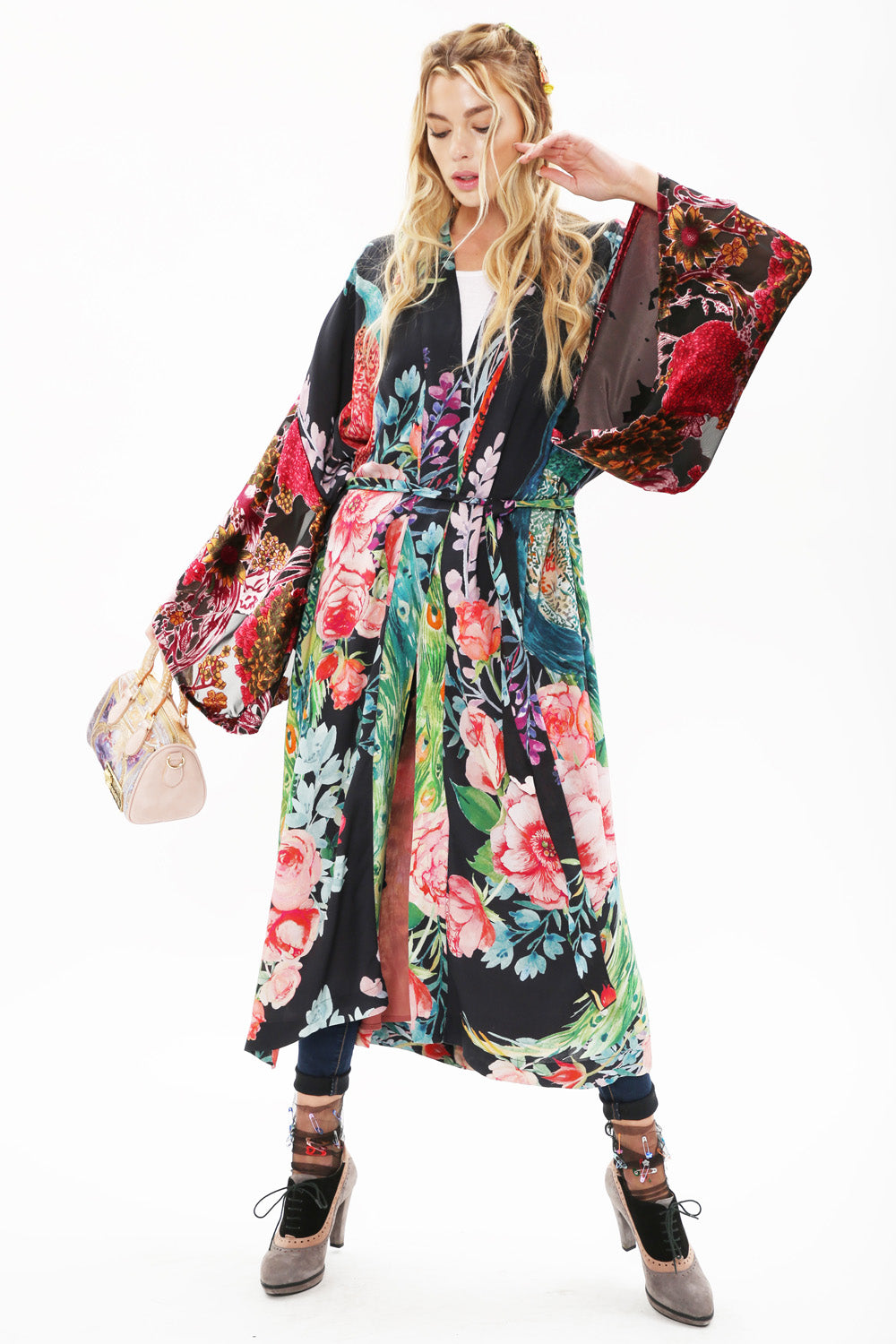Sweet Fantasy Kimono in Black