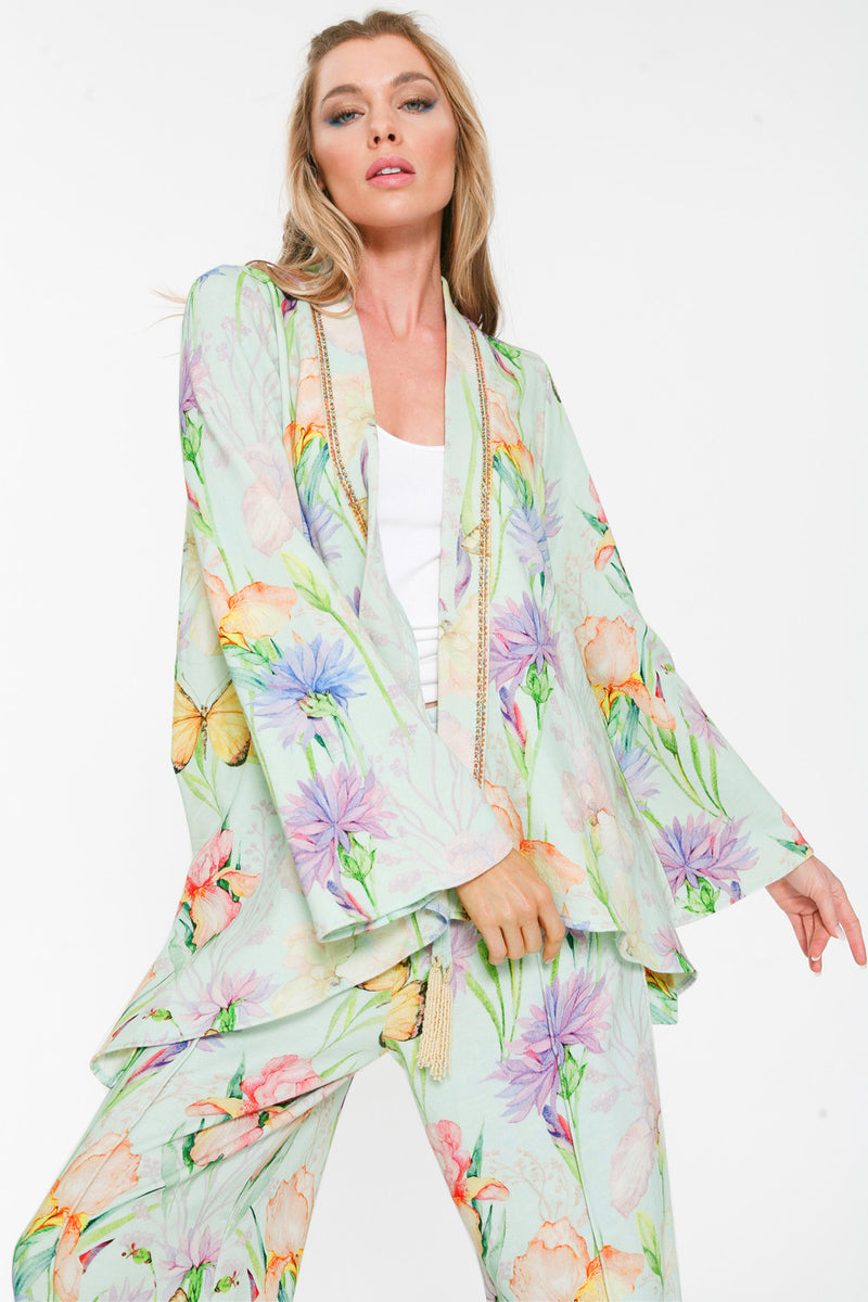 Iris French Terry Kimono Jacket