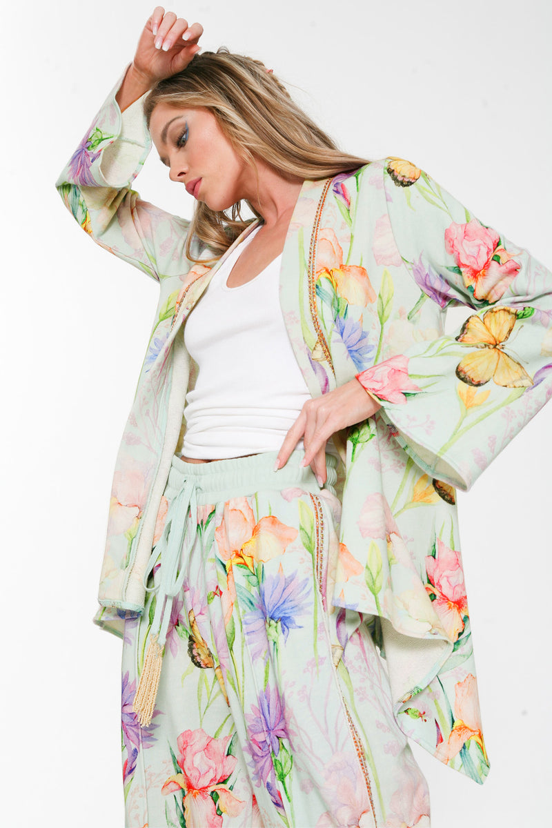 Iris French Terry Kimono Jacket