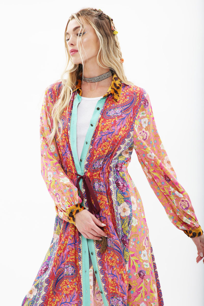 Watercolor Dreams Shirt-Dress