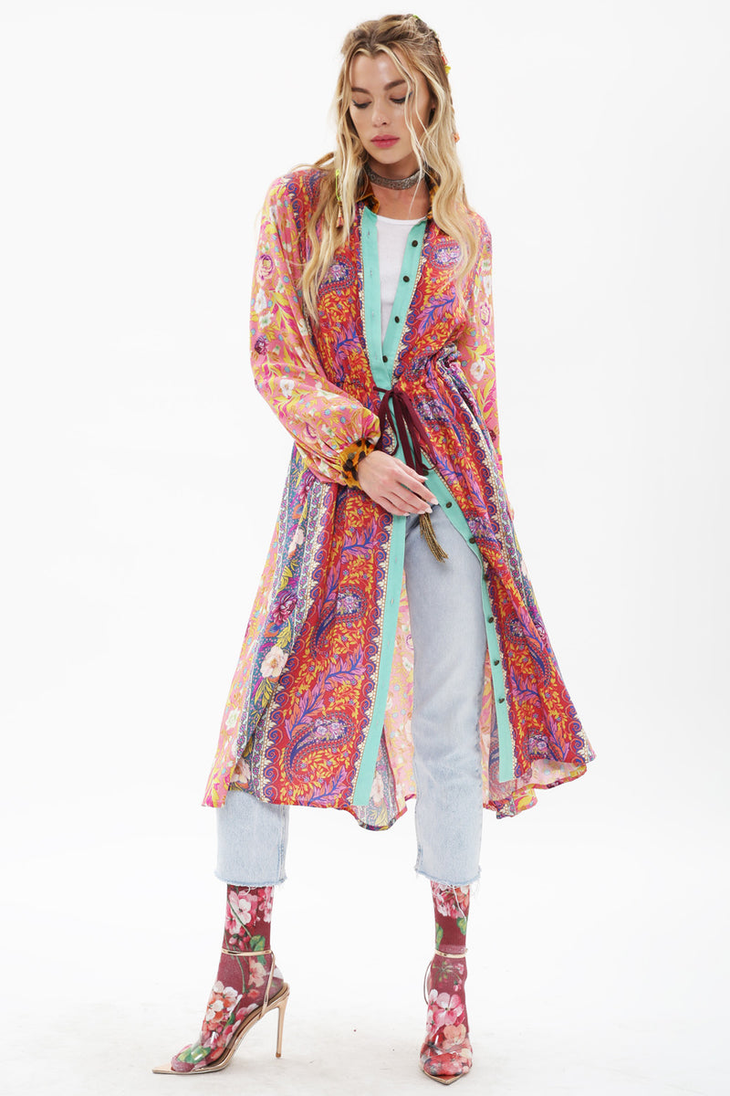 Watercolor Dreams Shirt-Dress