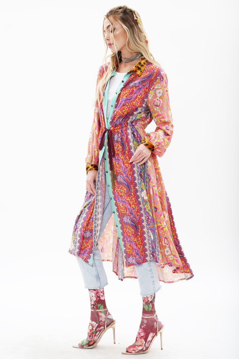 Watercolor Dreams Shirt-Dress