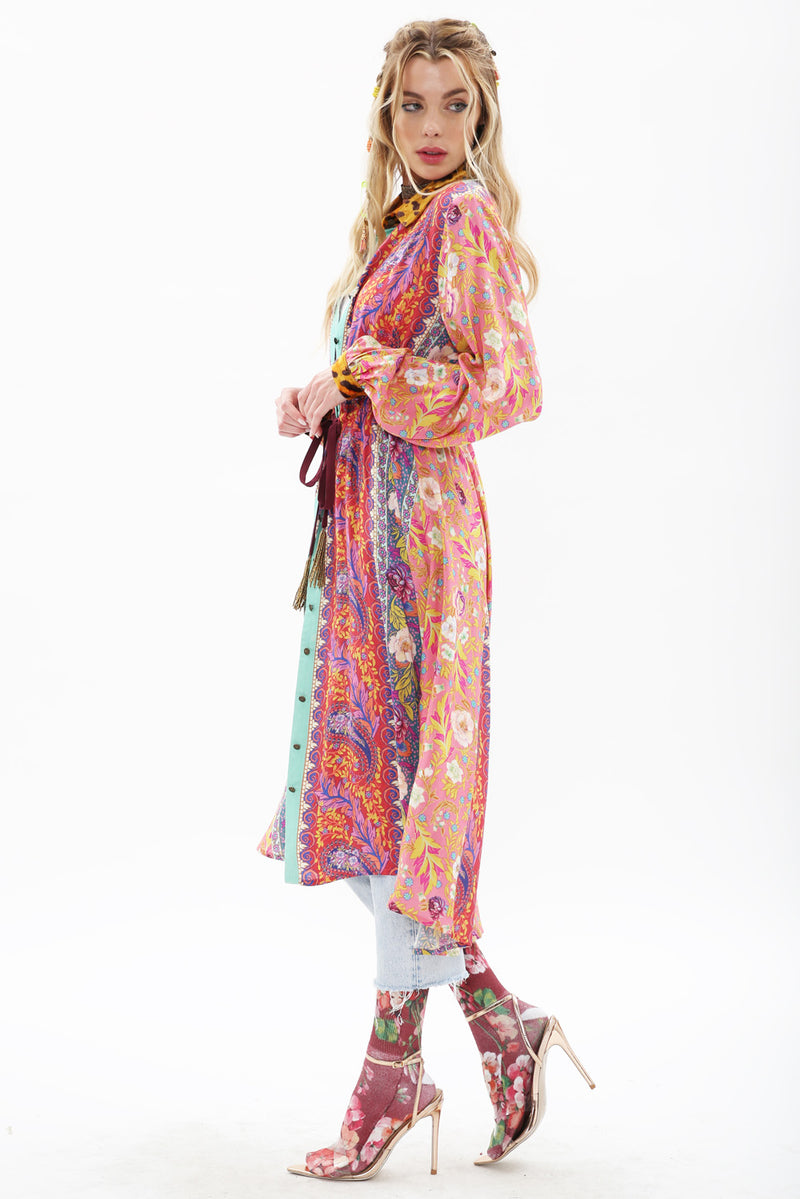 Watercolor Dreams Shirt-Dress