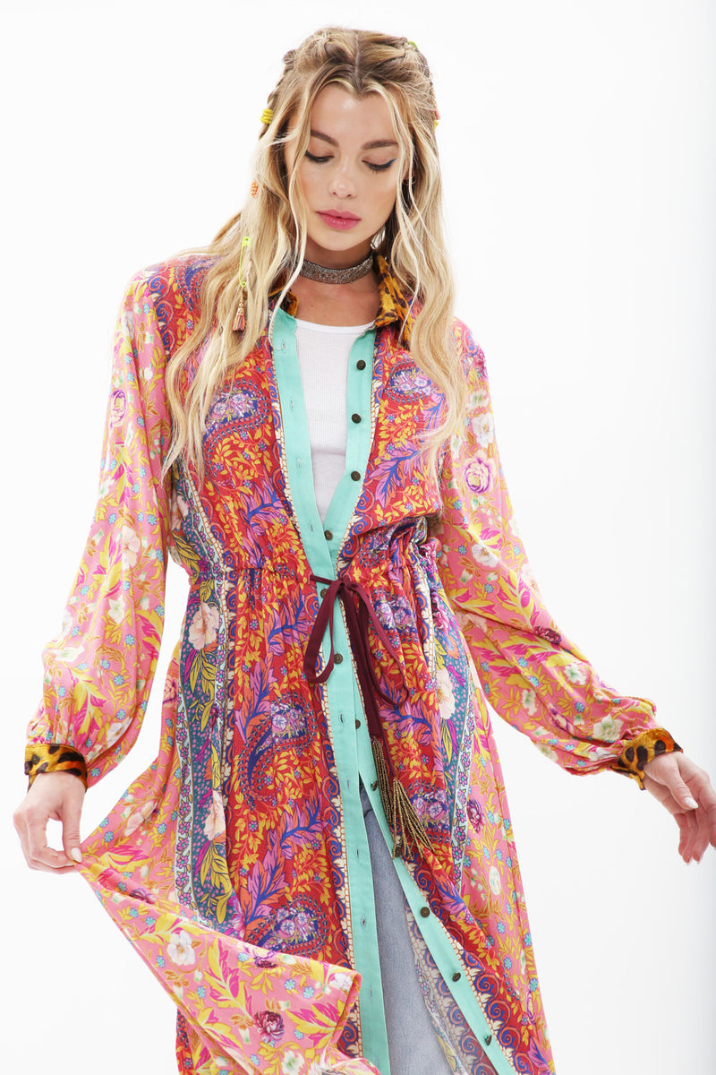 Watercolor Dreams Shirt-Dress