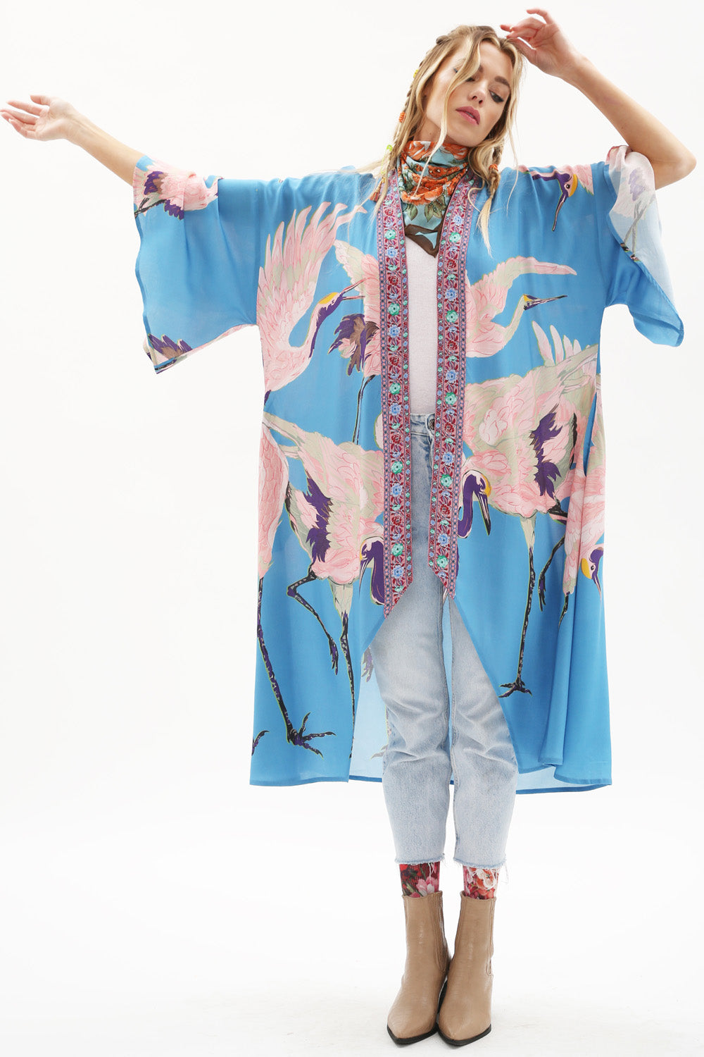 Story of the Crane Kimono