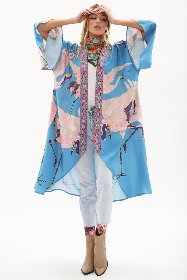 Story of the Crane Kimono