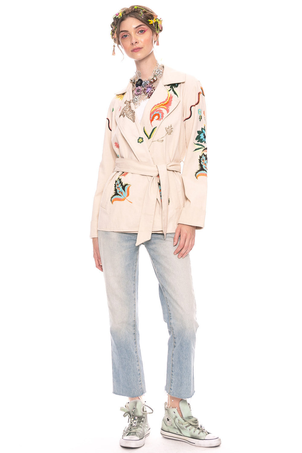 Estrella Embroidered Jacket – Aratta LLC.